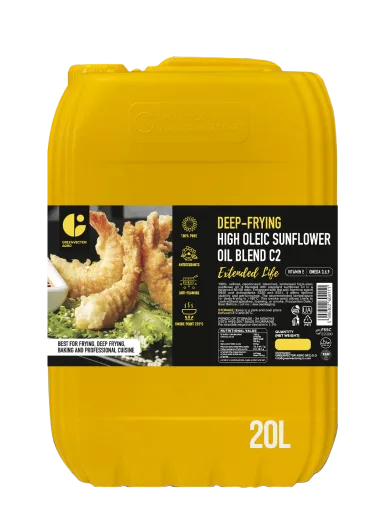 SUNFRY Chef's Choice deep frying high oleic blend C2, 20L jerry can
