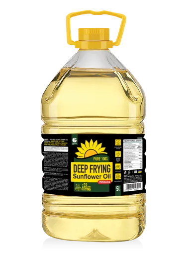SUNFRY Chef's Choice deep frying sunflower oil in a PET bottle with handle